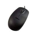 DELL Optical Mouse - Wired - USB 3-Button - Matte Black - mykariakoo
