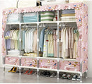 Wardrobe Storage Closet (Kabati ya kitambaa kigumu na mbao) - mykariakoo