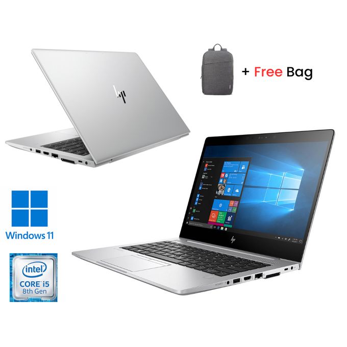 HP EliteBook 830 G5 Core i5 8GB 256GB SSD 13.3" 8th Gen Slim Backlit keyboard laptop+ Free BackPack Bag - mykariakoo