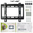 LED LCD Flat Panel TV Mount Bracket 14-42 Inches