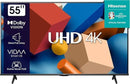 Hisense 55'Inch  Ultra HD 4K Tv