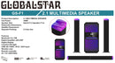 Globalstar GS-F1 2.1 Multimedia Speaker Subwoofer - mykariakoo