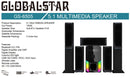 Globalstar GS-6505 5.1 Multimedia Speaker Subwoofer - mykariakoo