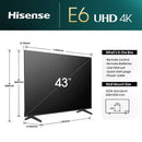 Hisense 43'Inch UHD Tv