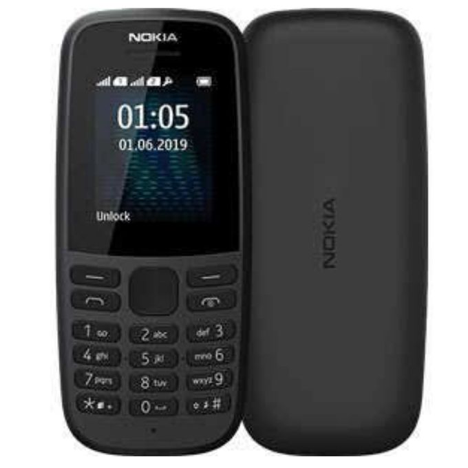 Nokia 105 4th Edition, 1.77", 4 MB RAM + 4 MB ROM, (Dual SIM) (2019) - mykariakoo