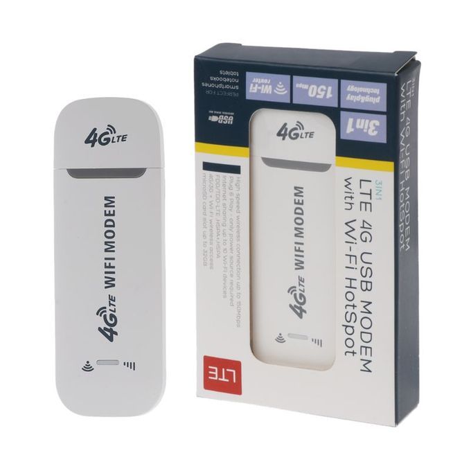 4G LTE USB Modem With WiFi Hotspot Router 3 In1 - mykariakoo