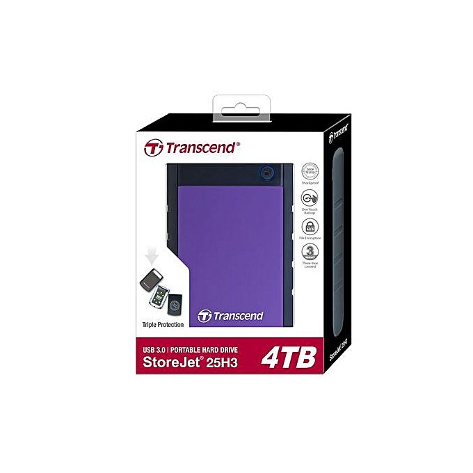 Transcend 4TB USB 3.1 External Hard Drive - mykariakoo