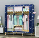 Wardrobe Storage Closet (Kabati la kitambaa kigumu na mbao) - mykariakoo
