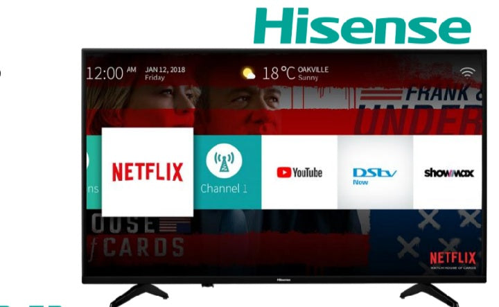 Hisense Smart LED TV 32 B" 6000 - mykariakoo