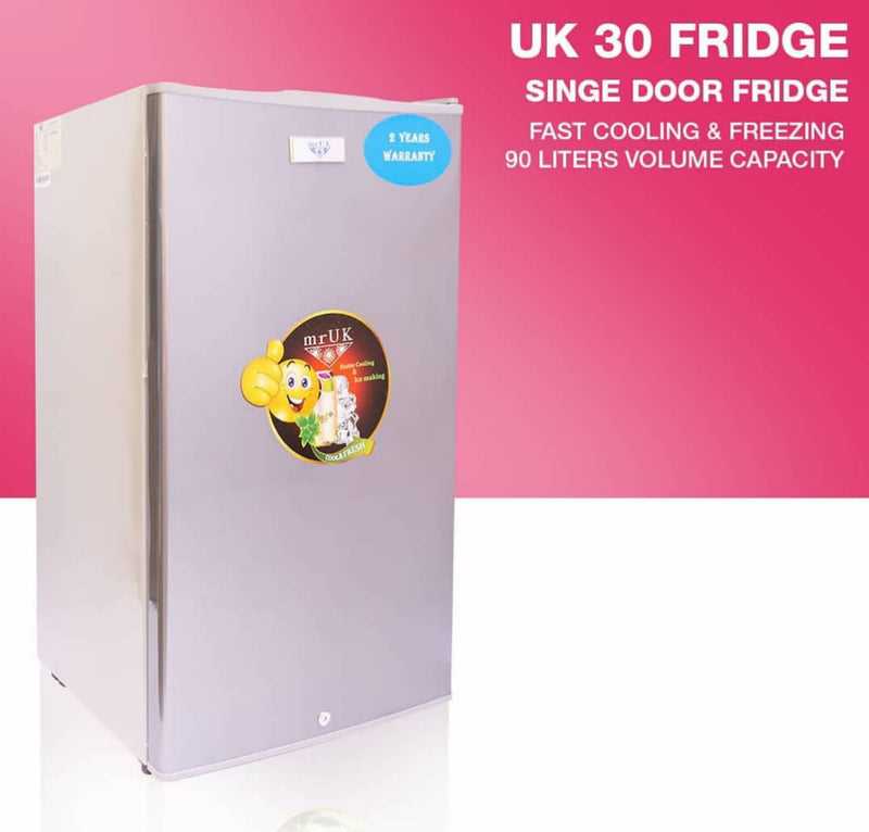 UK 30 Compatible single door 90 Litre fridge - mykariakoo