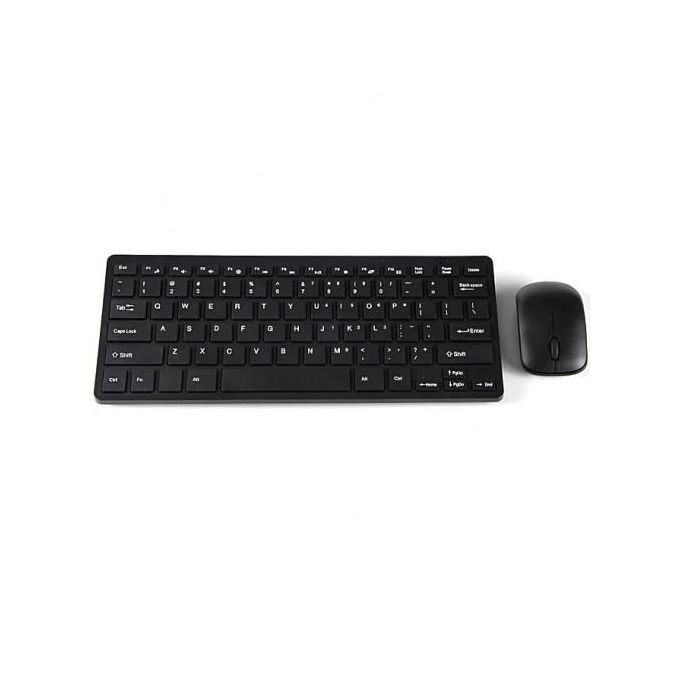 Smart Tv, Android Box Mini Wireless Keyboard + Mouse - Black - mykariakoo