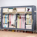 Wardrobe Storage Closet (Kabati ya kitambaa kigumu na mbao) - mykariakoo