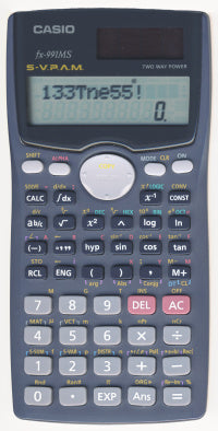 Casio Scientific Calculator, FX 991MS , Black - mykariakoo