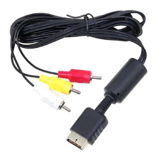 Ps2 playstation 2, av cable, 2.0m cable, connecting your ps/ps 2 to tv system - mykariakoo